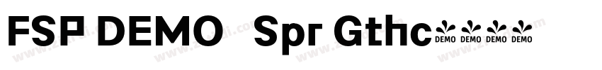 FSP DEMO   Spr Gthc字体转换